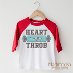 2T Kids / Red/White 3/4 Sleeve Tee
