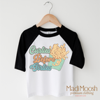 2T Kids / Black/White 3/4 Sleeve Tee