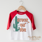 2T Kids / Red/White 3/4 Sleeve Tee