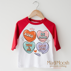 2T Kids / Red/White 3/4 Sleeve Tee