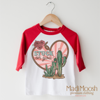 2T Kids / Red/White 3/4 Sleeve Tee