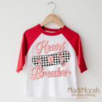 2T Kids / Red/White 3/4 Sleeve Tee