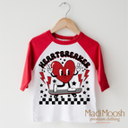 2T Kids / Red/White 3/4 Sleeve Tee