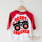 2T Kids / Red/White 3/4 Sleeve Tee