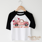2T Kids / Black/White 3/4 Sleeve Tee