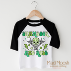 2T Kids / Black/White 3/4 Sleeve Tee