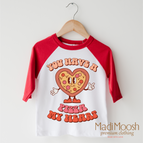 2T Kids / Red/White 3/4 Sleeve Tee