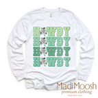 2T Kids / White Long Sleeve Tee