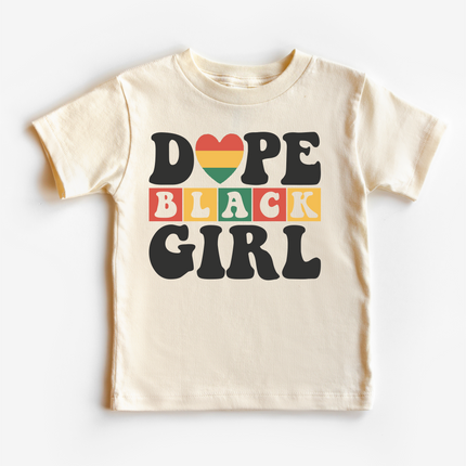 Dope Black Girl Black History Shirt - Juneteenth Kids & Adult Tee