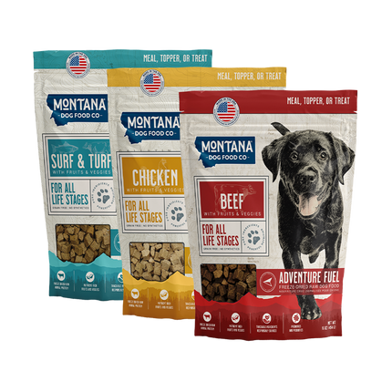 Adventure Fuel Freeze-dried Raw Grain-free Dog Food: 3 Pack