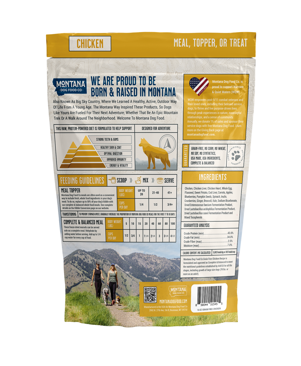 Grain-Free Chicken Freeze-dried Raw Adventure Fuel (Dog Food)