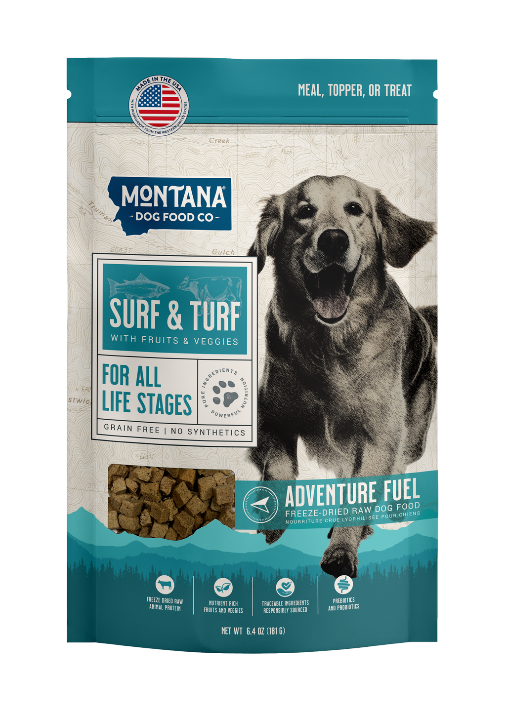 Grain-free Surf & Turf Freeze-dried Raw Adventure Fuel (Dog Food)