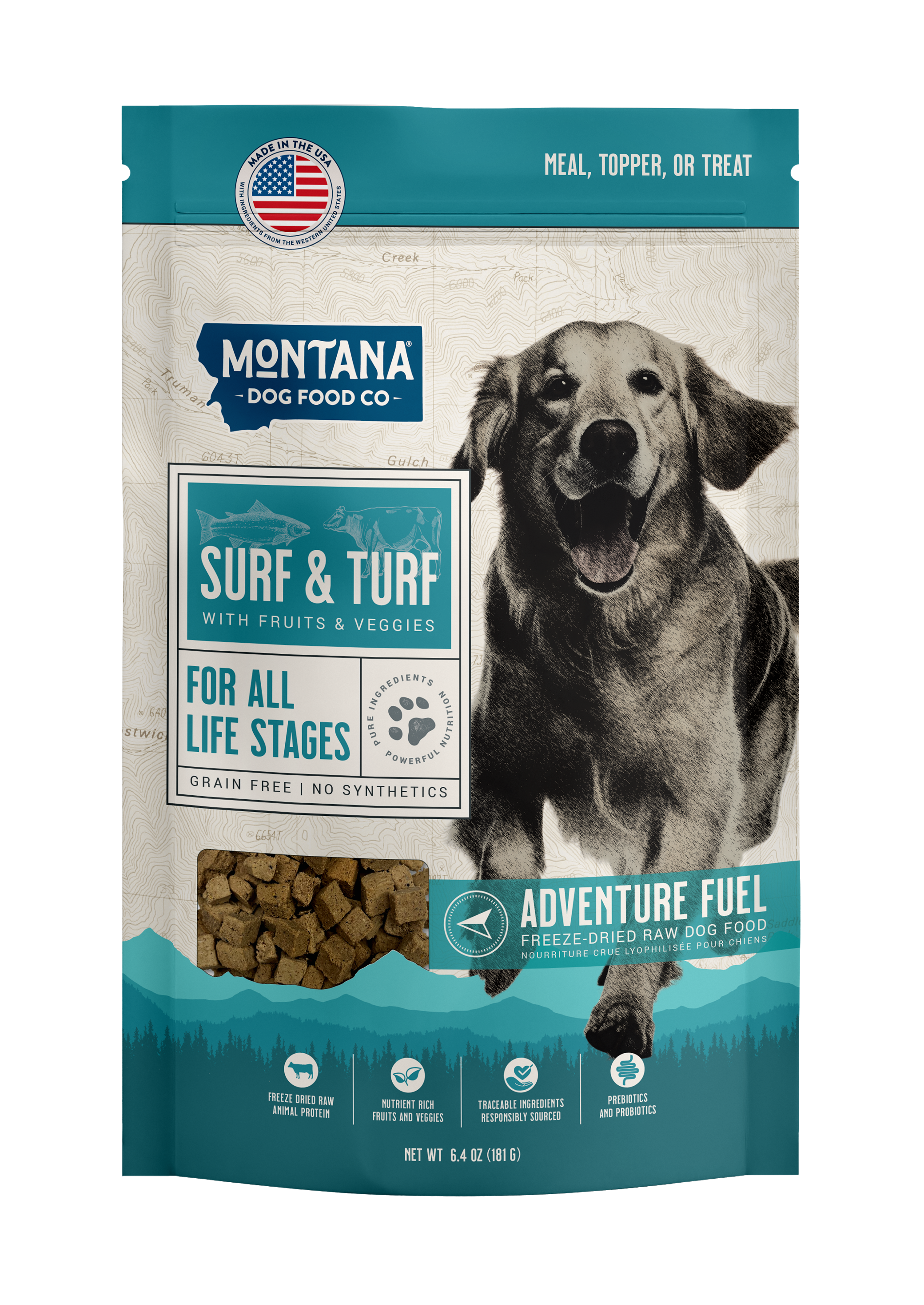 Grain-free Surf & Turf Freeze-dried Raw Adventure Fuel (Dog Food)