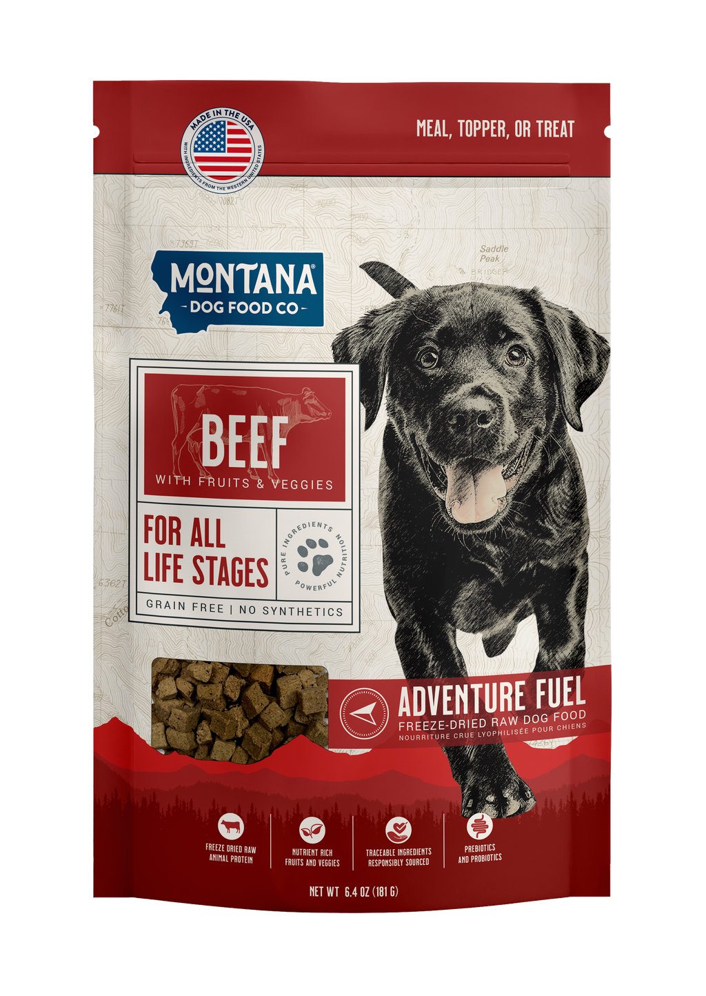 Grain-Free Beef Freeze-Dried Raw Adventure Fuel (Dog Food)