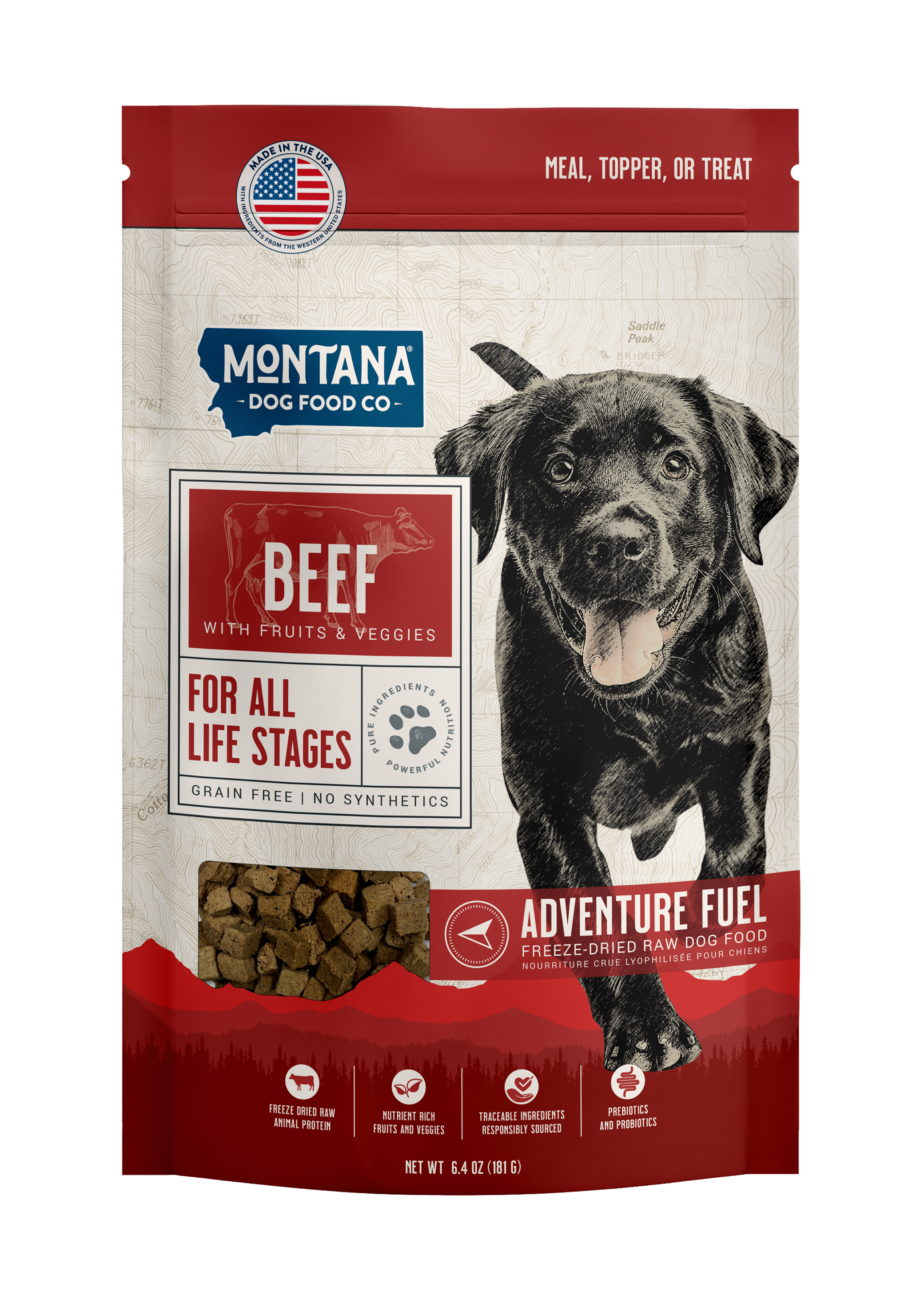 Grain-Free Beef Freeze-Dried Raw Adventure Fuel (Dog Food)