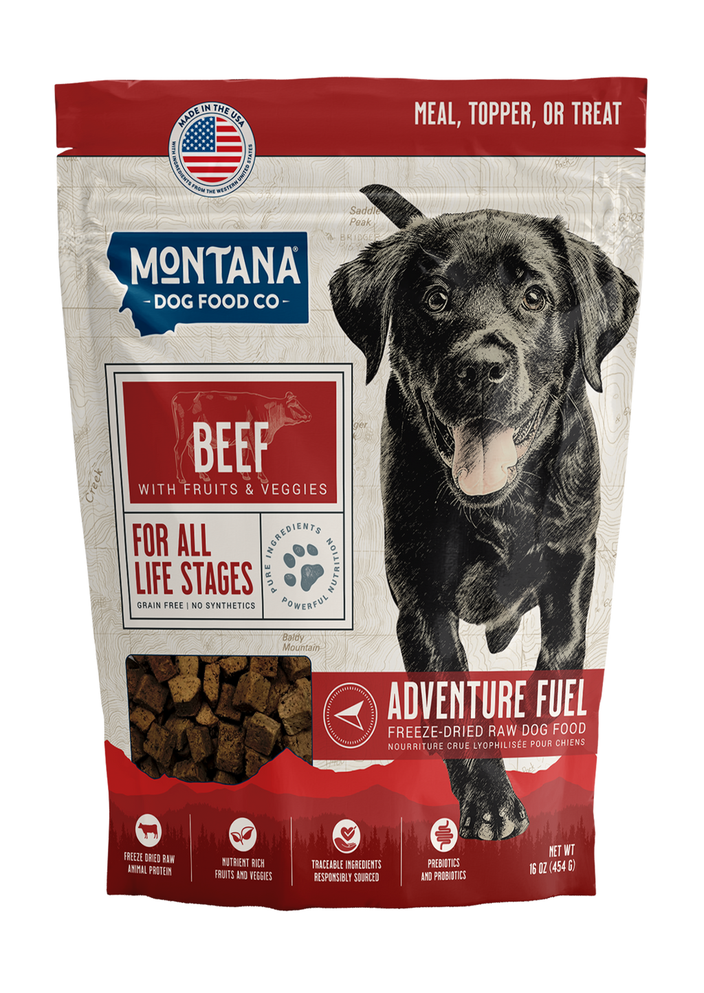 Grain-Free Beef Freeze-Dried Raw Adventure Fuel (Dog Food)