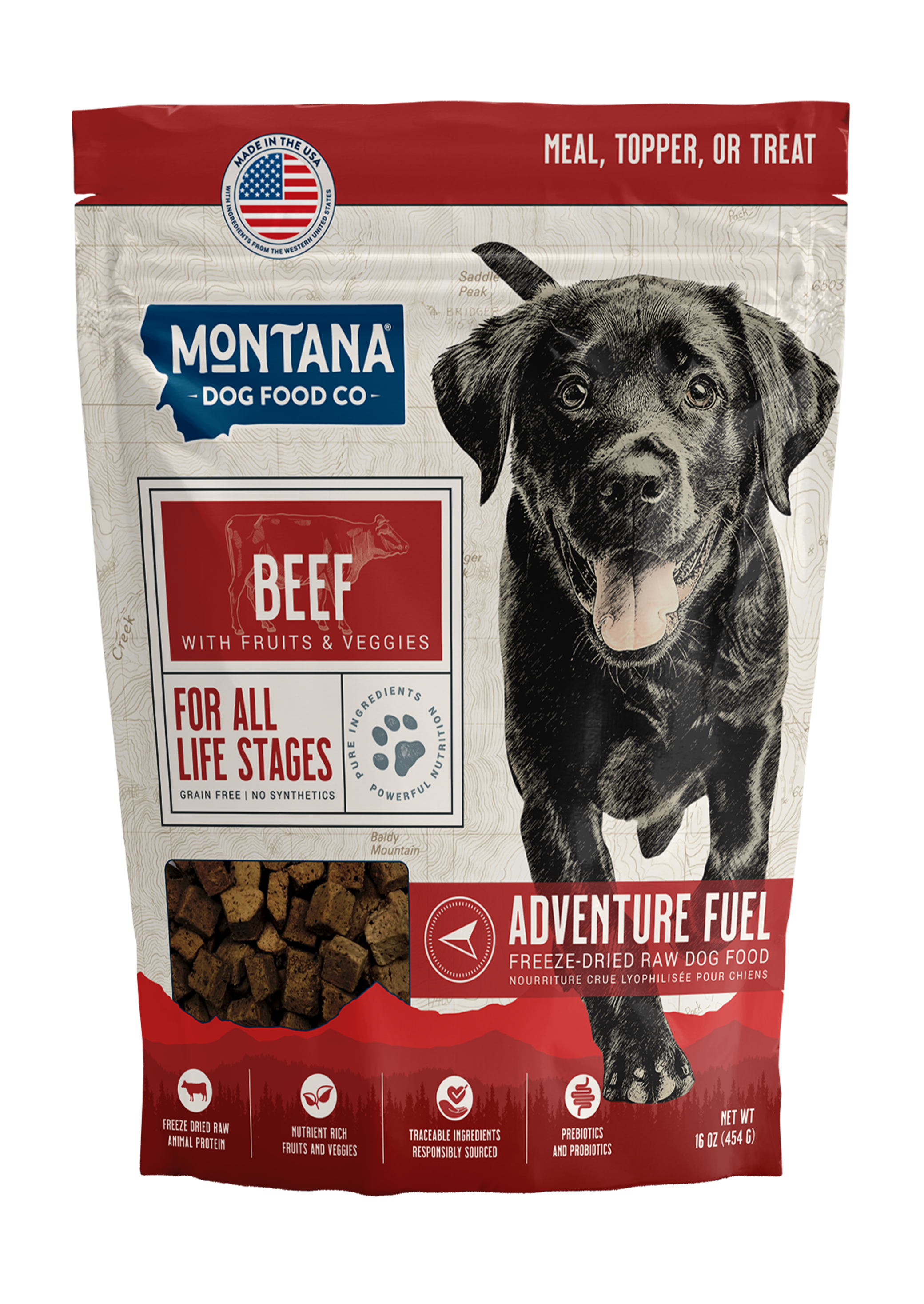 Grain-Free Beef Freeze-Dried Raw Adventure Fuel (Dog Food)