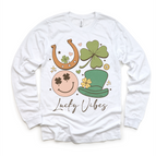 2T Kids / White Long Sleeve Tee