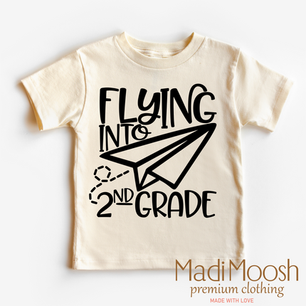 Flying Into 2nd Grade Back To School Shirt - School Shirt