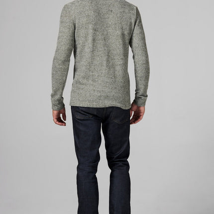 Men's Soft Knit Melange V-Neck Sweater