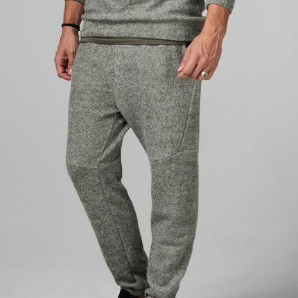 Men's Soft Knit Melange Jogger Pant
