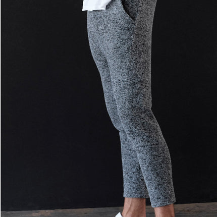 Men's Soft Knit Melange Jogger Pant