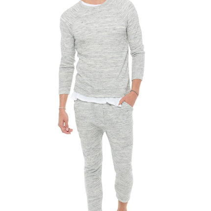 Men's Soft Knit Melange Pullover Sweater