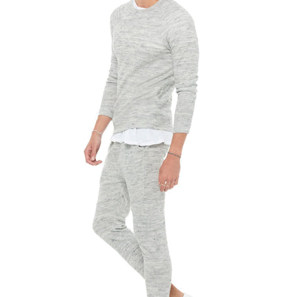 Men's Soft Knit Melange Pullover Sweater