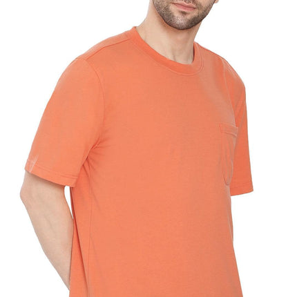 Men's Regular-Fit Short-Sleeve Crew Neck T-Shirt With Chest Pocket