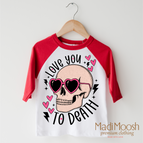 2T Kids / Red/White 3/4 Sleeve Tee