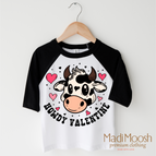 2T Kids / Black/White 3/4 Sleeve Tee