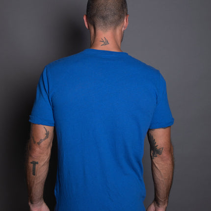 Men's Cotton Linen V-Neck Tee