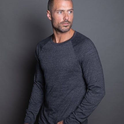 Men's Cameron Tri-Blend Long Sleeve Tee