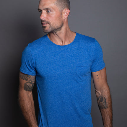Men's Jersey Crew Neck Pocket Sailor Tee