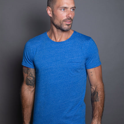 Men's Jersey Crew Neck Pocket Sailor Tee