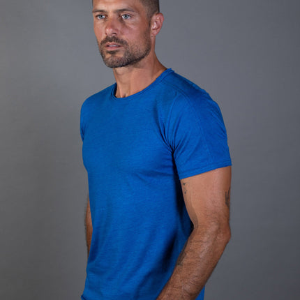 Men's Tri-Blend Patch Sleeve Tee
