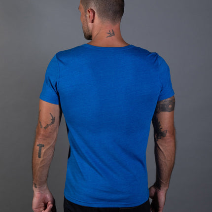 Men's Tri-Blend Patch Sleeve Tee