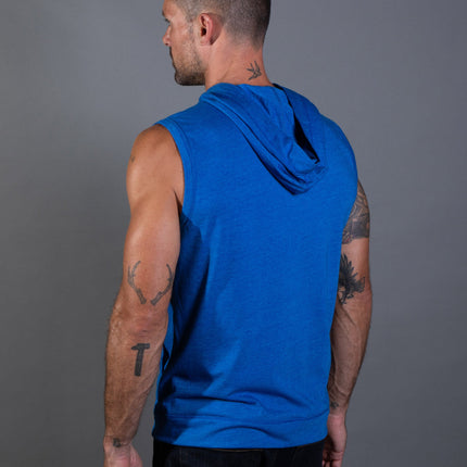 Men's Sleeveless Tri-Blend Hoodie