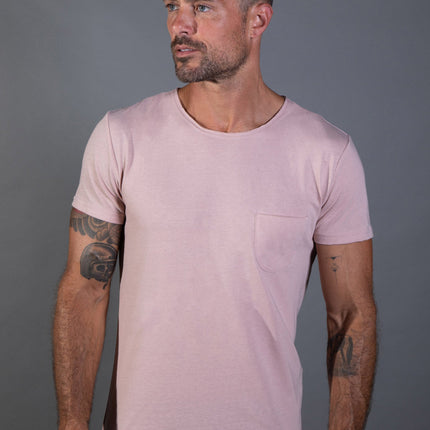 Men's Jersey Crew Neck Pocket Sailor Tee