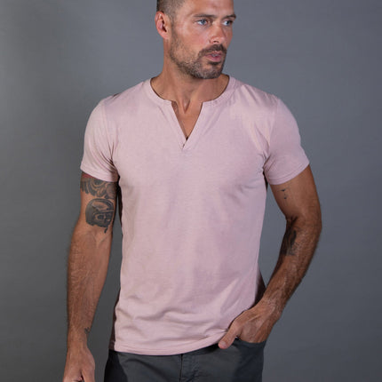 Men's Tri-Blend Cross V-Neck Tee
