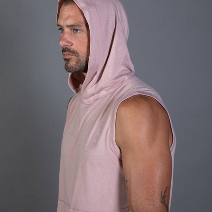 Men's Sleeveless Tri-Blend Hoodie