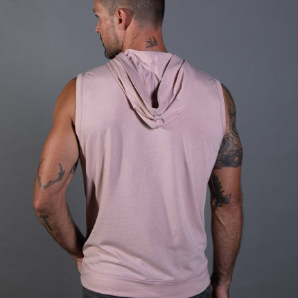 Men's Sleeveless Tri-Blend Hoodie