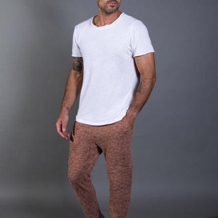Men's Soft Knit Melange Jogger Pant