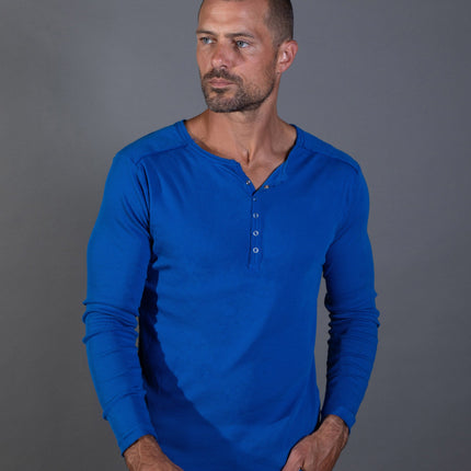 Men's Long Sleeve Henley