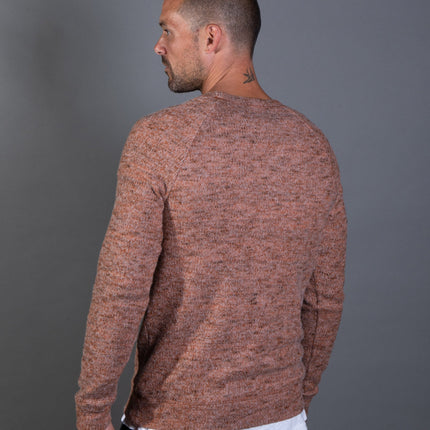Men's Soft Knit Melange Pullover Sweater