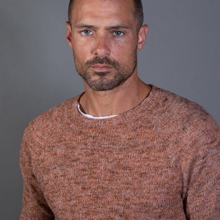 Men's Soft Knit Melange Pullover Sweater