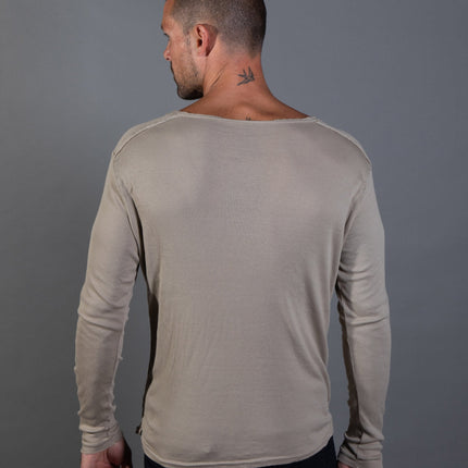 Men's Long Sleeve Henley