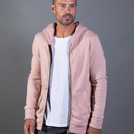 Men's French Terry Zip Front Hoodie