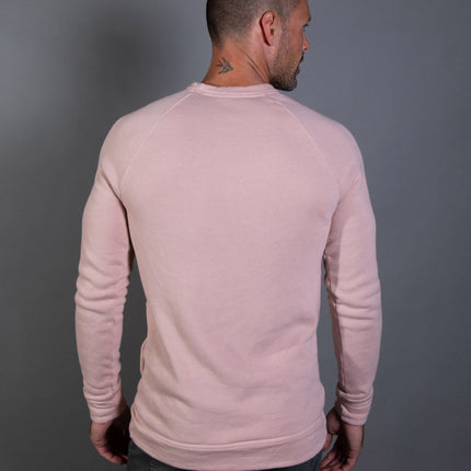 Men's French Terry Slim Fit Crew Neck Sweatshirt