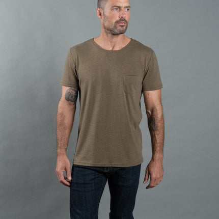 Men's Jersey Crew Neck Pocket Sailor Tee